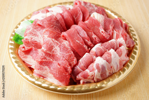 焼肉セット　豚肉　牛肉