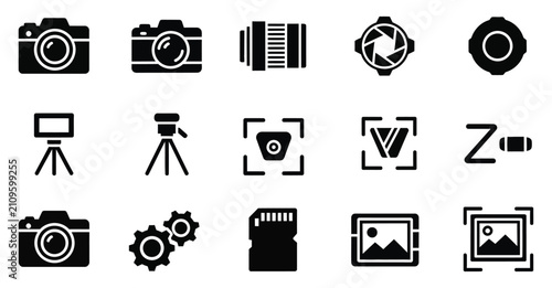 Foto Photography icon set