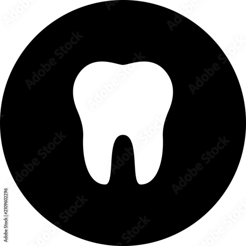 vector icon of tooth