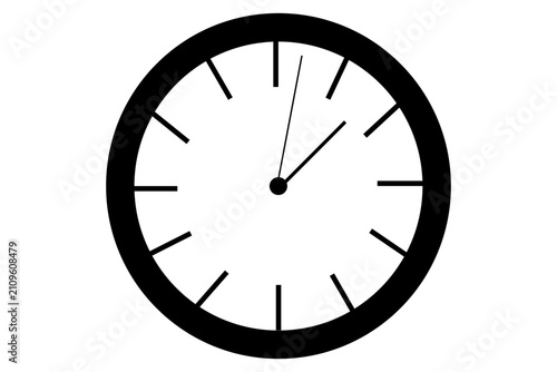 clock isolated on white