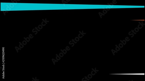 Dynamic Blue Light Streak Transition Motion Graphics

