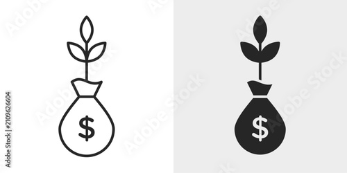 New Venture Icon represents startup businesses, entrepreneurship, innovation, and business growth with an editable outline vector illustration.