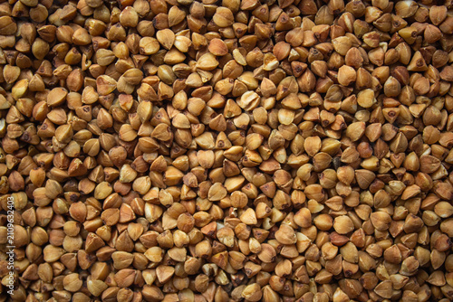 Canvastavla Buckwheat seeds background texture