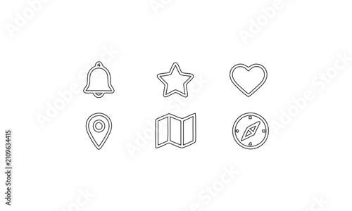 Essential UI icon collection