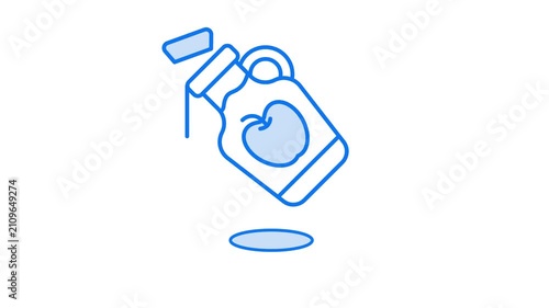 Apple ciderr animated video icon