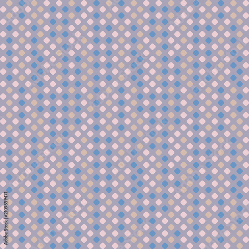 Modern dotted stripes and vertical line seamless pattern with trendy retro color palette vector design