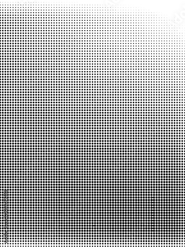 Obraz na plátně Halftone faded gradient texture