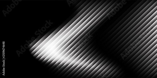 Abstract Luxury Black and Gold Background with Wavy Lines