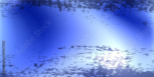 Abstract Blue Grunge Texture Background with Distressed Border and Soft Gradient Illustration