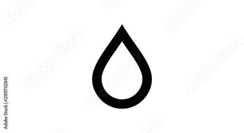 Water Drop Outline Icon