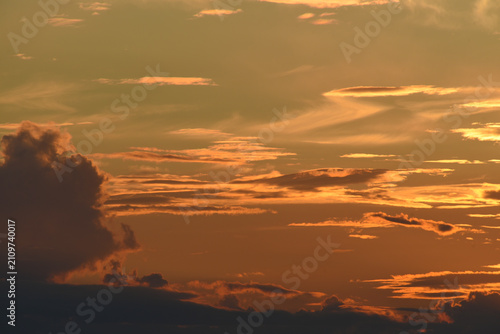 Foto The evening horizon