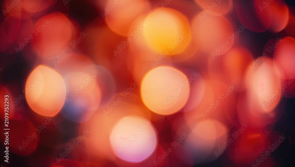 Fototapeta premium Colorful Bokeh Background with Warm Tones and Soft Focus