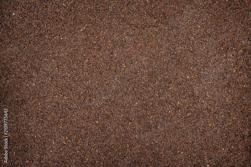 Background texture. Fermented flake soil substrate rich organic in fermented wood for food and habitat breeding Rhinoceros Beetle larvae, stag beetles, and exotic pets,