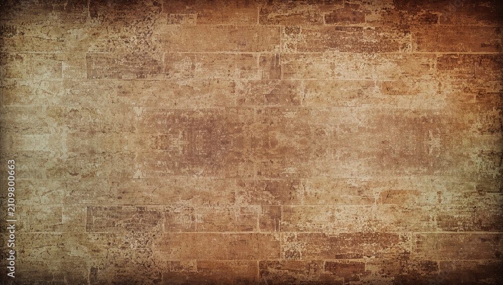 Fototapeta premium Textured Vintage Rustic Wall Background in Warm Earthy Tones