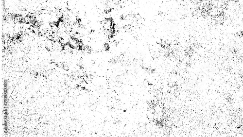 Quadro su tela Distressed Ink Splatter Grunge Texture Isolated on transparent background