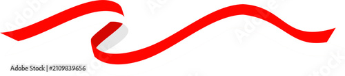 Indonesia Flag Ribbon