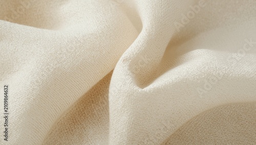 Soft beige fabric texture w...