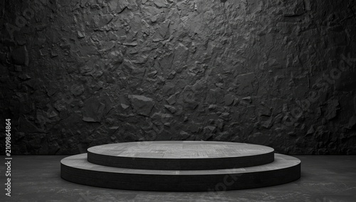 Circular Stage with Texture...
