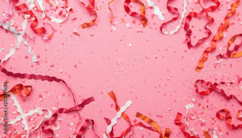 Colorful Party Streamers an...