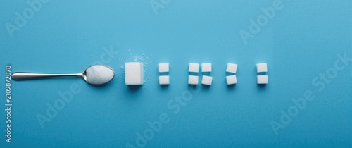 Sugar Cubes Arranged with S...