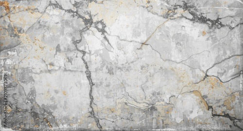 Textured Gray and Gold Marb...