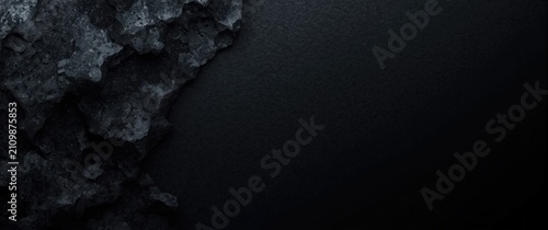 Textured Black Background w...