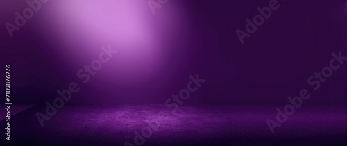 Purple studio background wi...