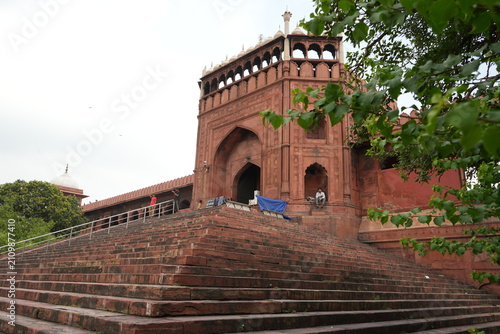 Принти на полотні Jama Masjid Mughal Majesty, Heart of Delhi Heritage, New Delhi, India
