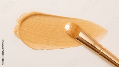 Makeup Brush Applying Cream...