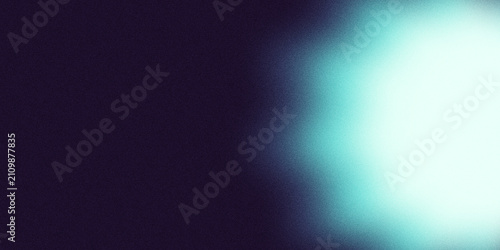 Cuadro en lienzo Vibrant cyan blue light leak preset gradient overlay background