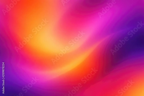 Abstract Colorful Wave Patt...