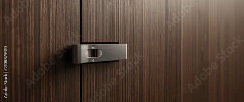 Closeup of Modern Cabinet H...