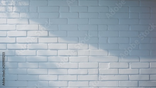 White brick wall pattern of...