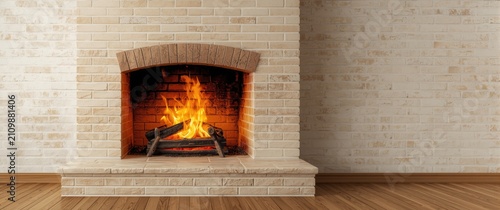 Cozy Fireplace with Crackin...
