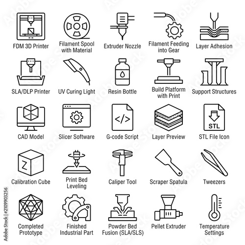 Industrial Manufacturing and Automation Set with Workers and Factory Machines