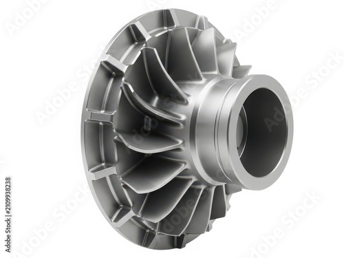 Industrial impeller for fluid handling