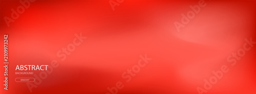 Red gradient background. Background design for banners, wallpapers, landing pages. Blurry, abstract red minimalistic background. Vector EPS 10.