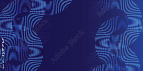 Dynamic neon blue tech wallpaper with swirling lines and halftone dot pattern for cover, vector, illutrator, eps 10.