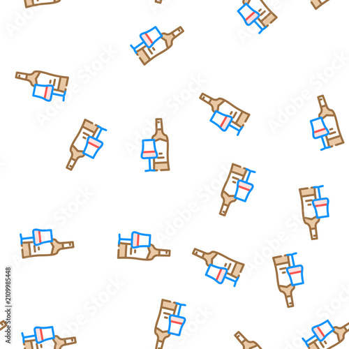 Konstfotografi cabernet sauvignon red wine vector seamless pattern cabernet sauvignon red wine