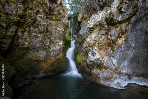 Bilde på lerret Pozo de la Ollina Waterfall, Murias de Paredes, León, Castile and León, Spain