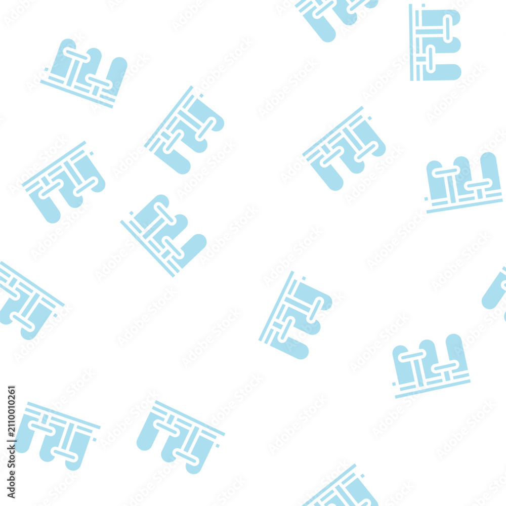 Fototapeta premium water filtration factory tank glyph vector seamless pattern. water filtration factory tank signthin illustration