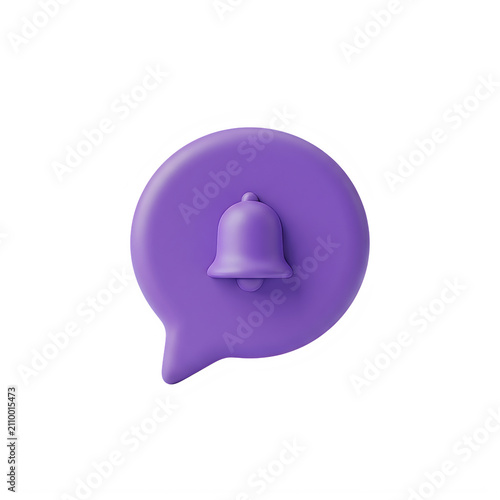 Purple Notification Bubble