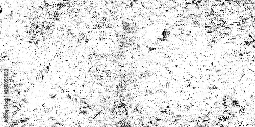 Black and white grunge texture. Distressed overlay for vintage design effects.