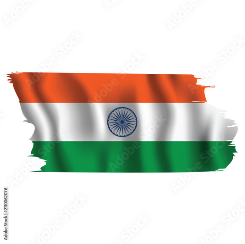 india flag button