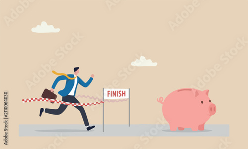 Bilde på lerret Go extra miles bank more effort to ensure succeed, exceed or beyond expectation,