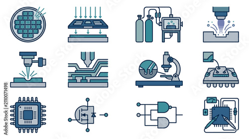 Photos Professional Illustrated Guide to Semiconductor Manufacturing and Microchip Prod