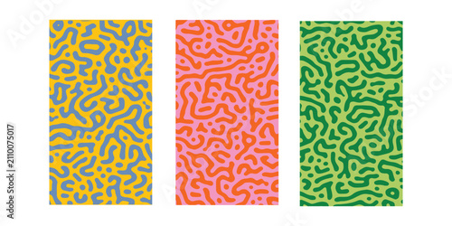 Modern poster background vector set. Ideal design for social media, cover, banner, flyer.
