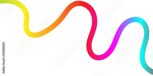Abstract white background with dynamic vibrant colorful gradient wavy fluid lines and modern minimalist curve layout vector illustration.