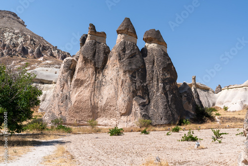 erosion at Pasabag that formed the famous fairy chimneys on an August day