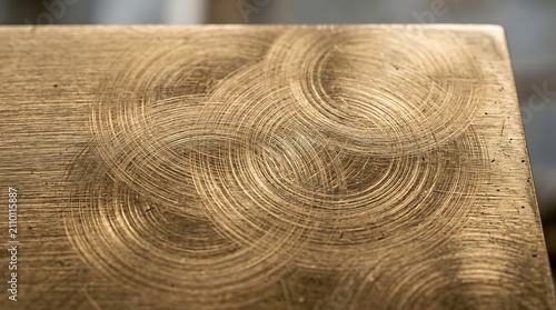 Intricate Wooden Spiral Carving On Natural Surface